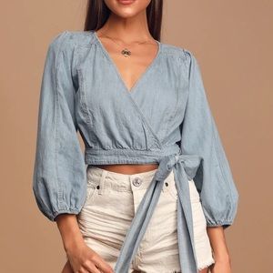 Free People Sophie Wrap Top